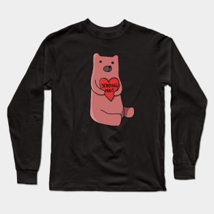 Sending Hugs Bear Long Sleeve T-Shirt